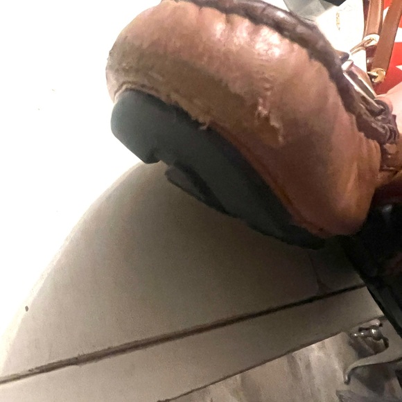 Gucci Driving Horsebit AccentToggle Brown Leather Ballet Shoes Size 38 - Picture 5 of 13